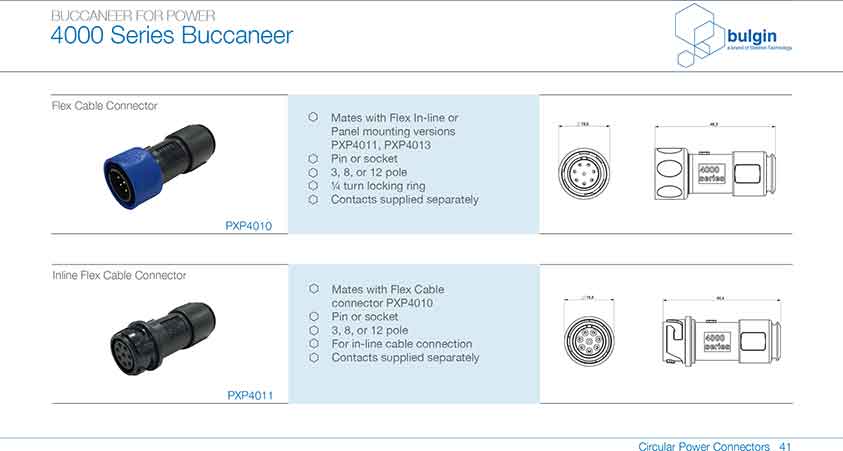 直插式線纜連接器PXP4011尺寸 直插式線纜連接器PXP4011尺寸